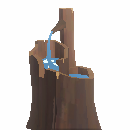 Outdoor Logcraft Fountain