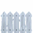 Fall White Picket Fence