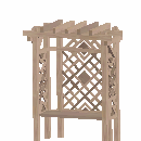 Woodcrafter's Outdoor Pergola Bench