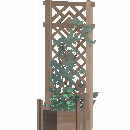 Woodcrafter's Outdoor Planterbox Trellis