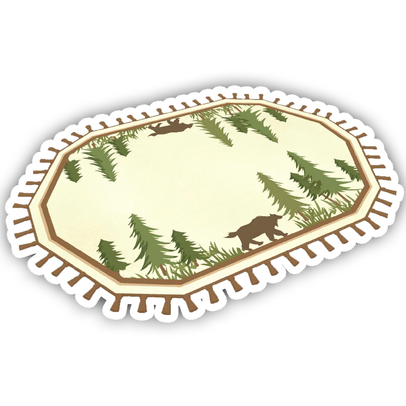 Midwinter Cabin Patterned Rug